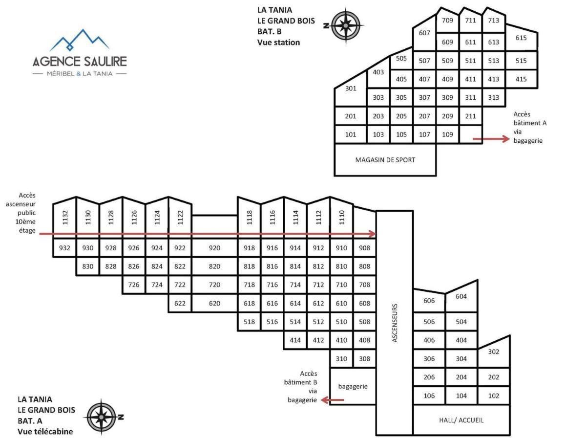 Appartement 2 Pieces A La Tania, Residence Le Grand Bois, Skis Aux Pieds, 4 Pers, Balcon Ouest - Fr-1-182A-41 Courchevel Exterior photo